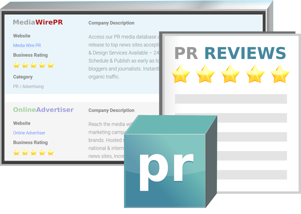 Press release reviews business listings